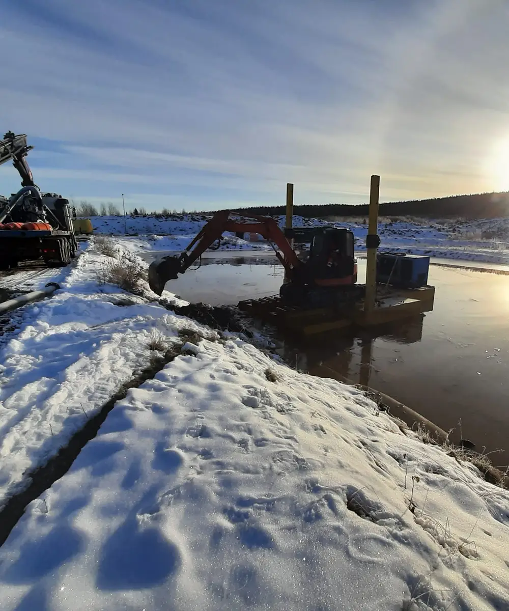 Imuruoppaus pakkasessa